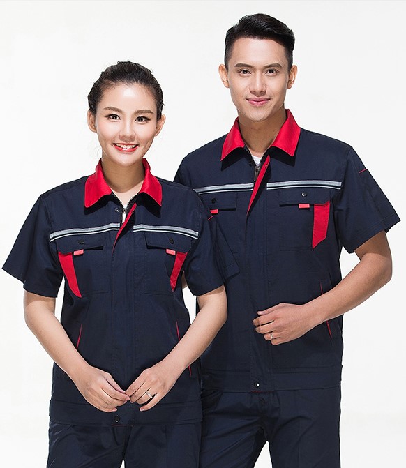 工廠(chǎng)車(chē)間工作服夏季耐磨透氣款鄭州